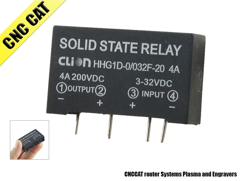 DC Solid State Relay Control 4A 200VDC